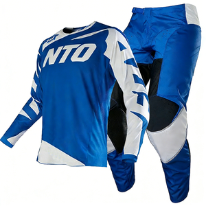 Ensemble de combinaison de course MX professionnelle, maillot et <span class=keywords><strong>pantalon</strong></span> de motocross, séchage rapide, anti-plis, équipement de <span class=keywords><strong>moto</strong></span> tout-terrain, logo personnalisé - Product Image 3
