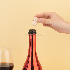 Nuevo gran vientre 750ml oro galvanizado champán vino espumoso botella <span class=keywords><strong>de</strong></span> vidrio alcohólico al por mayor con tipo <span class=keywords><strong>de</strong></span> sellado <span class=keywords><strong>de</strong></span> corcho - Product Image 4