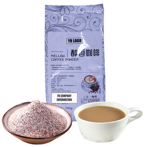 3 en 1 Poudre de café glacé instantané saveur noix goût amer certifié Halal en sachets individuels - Product Image 3