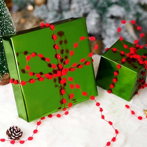 Hot Sale Glossy Metallic Shiny Gift Wrapping <b>Paper</b> <b>Roll</b> Pure Green Single-sided Coated <b>Paper</b> For Party Decoration - Product Image 1