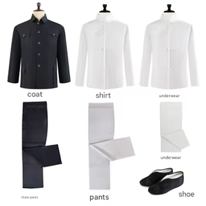 Vendita Diretta di Fabbrica Accessori Funebri Abiti Funebri con Ricamo Tridimensionale per Defunti - Product Image 3