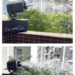 Máquina de Nieve Oscilante Limin de 2000W con Control Remoto para Escenarios, Bodas y Navidad - Product Image 2