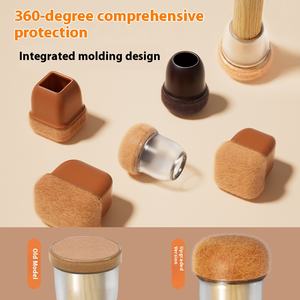 Coussinets <span class=keywords><strong>de</strong></span> meubles en silicone épais réutilisables et résistants à l'usure tapis <span class=keywords><strong>de</strong></span> <span class=keywords><strong>pied</strong></span> <span class=keywords><strong>de</strong></span> table <span class=keywords><strong>de</strong></span> <span class=keywords><strong>chaise</strong></span> muet réduction du bruit couvre-jambes <span class=keywords><strong>de</strong></span> tabouret <span class=keywords><strong>de</strong></span> protection - Product Image 2