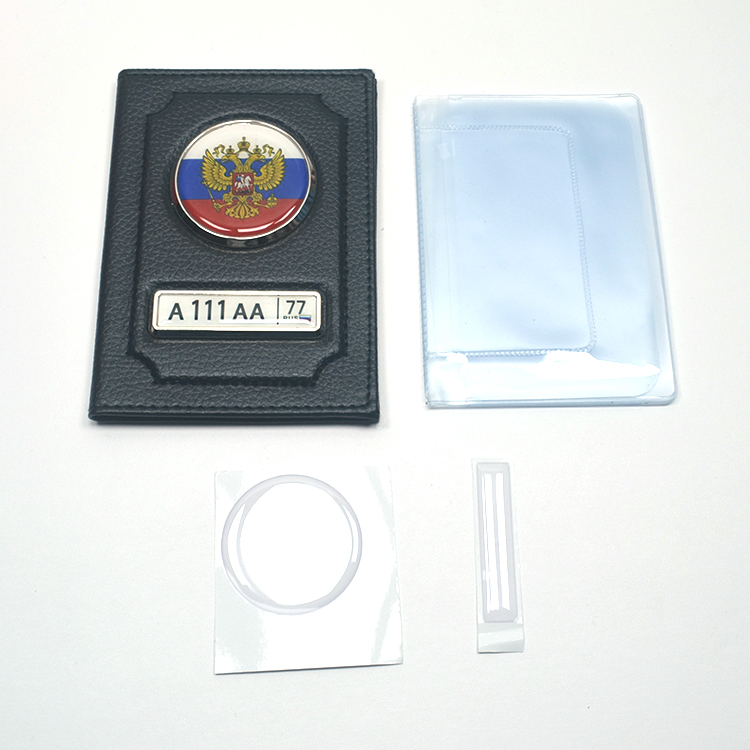 Set completo copertina vuota + cartella in PVC + resina epossidica