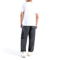 Camisetas Blancas Lisas de Color Sólido para Hombre, Corte Regular, Algodón/Poliéster de Primera Calidad, Antiarrugas, Transpirables, Ecológicas, Cortas