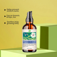 Huile naturelle pour le ventre de la femme enceinte Aide à l'élimination des vergetures Massage de grossesse Huile d'olive à la vitamine E