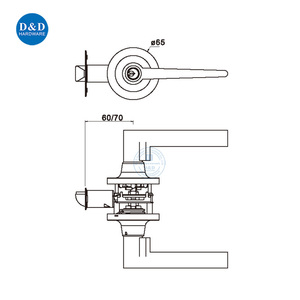 Serrure <span class=keywords><strong>de</strong></span> <span class=keywords><strong>porte</strong></span> manuelle extérieure <span class=keywords><strong>en</strong></span> alliage <span class=keywords><strong>de</strong></span> zinc, cylindre <span class=keywords><strong>en</strong></span> <span class=keywords><strong>laiton</strong></span> <span class=keywords><strong>de</strong></span> sécurité, poignée <span class=keywords><strong>de</strong></span> serrure à levier, ensemble <span class=keywords><strong>de</strong></span> serrures pour <span class=keywords><strong>porte</strong></span> d'entrée - Product Image 6