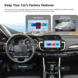 <span class=keywords><strong>Dasaita</strong></span> 10,2 pulgadas coche Radio Estéreo Multimedia Android pantalla Unidad Principal para Honda Accord 2013-2017 LHD navegación GPS DVD Carplay - Product Image 5