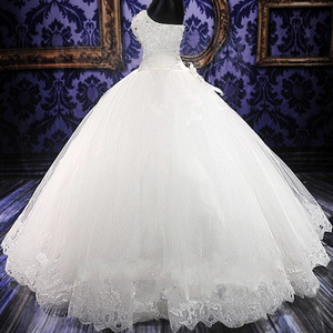 Robe de mariée longue d'été pour femme, style Spot Star, taille mi-haute, sans manches, blanche, vente en gros d'usine - Product Image 6