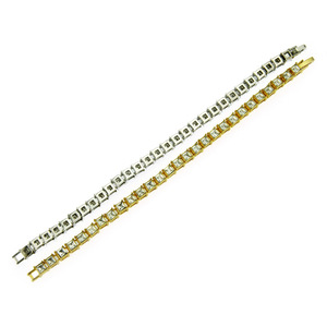 Pulsera cuadrada de una sola fila estilo hip-hop para hombre, pulsera personalizada estilo punk para discoteca, joyería de pulsera. - Product Image 5