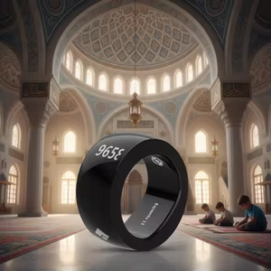 Equantu Smart Tasbih Tally Counter Ring Muslims Zikr Ring 5 Prayer Time Vibration Reminder Waterproof Digital Tasbeeh - Product Image 5