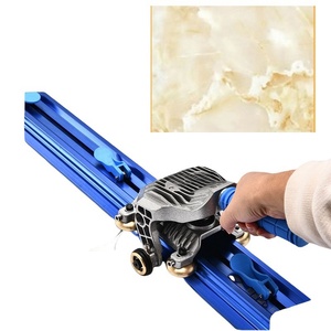 Machine de découpe manuelle portable pour dalles de pierre, idéale pour la découpe de grands panneaux et de carreaux sur rail - Product Image 4