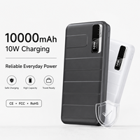 Banco de Energía Portátil de 10000 mAh para Exteriores, Cargador Portátil de 10000 mAh, Paquete de Baterías con Logotipo Personalizado al por Mayor para Camping y Senderismo