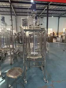 Laboratorio 10L reattore da laboratorio con <span class=keywords><strong>3.3</strong></span> in vetro borosilicato alto a doppio strato con temperatura controllata - Product Image 6