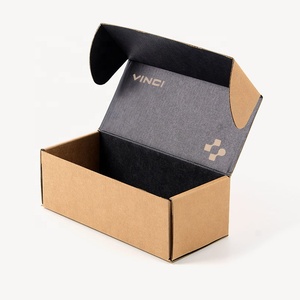 Boîtes d'expédition en carton ondulé brun E-flute personnalisées en gros, fabriquées à partir de matériaux recyclés, avec inserts pour dossiers - Product Image 2