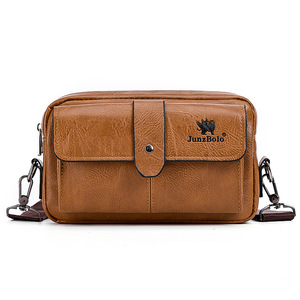 Versione 2025 coreana da <span class=keywords><strong>uomo</strong></span> in pelle sintetica zaino a spalla singola borsa <span class=keywords><strong>pochette</strong></span> multifunzione di grande capacità - Product Image 5
