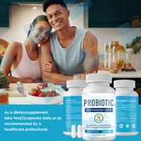 Harga grosir probiotik wanita kapsul 60 miliar Cfu probiotik Gummies suplemen untuk kesehatan vagina