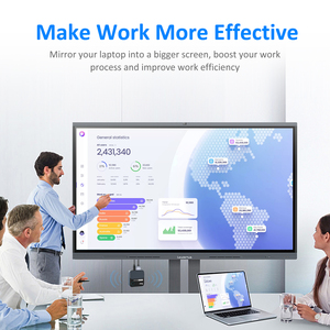 อะแดปเตอร์ดองเกิลแสดงผลไร้สาย <span class=keywords><strong>HDMI</strong></span> 4K60Hz, อะแดปเตอร์หน้าจอ <span class=keywords><strong>Miracast</strong></span> 2.4G5G สำหรับ iOS, MacOS, Android และ Windows ที่รองรับ <span class=keywords><strong>Miracast</strong></span> - Product Image 2