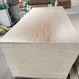 Panneau de particules en mélamine naturelle, vente en gros directe d'usine, taille personnalisée, panneau de bois préfini pour la décoration intérieure - Product Image 3