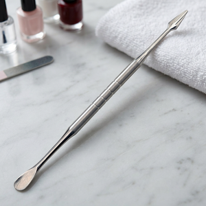 ASAP Professional Eco-Friendly Stainless Steel Dual-End Double Head Cuticle Pusher Remover Disposable Nail Care <b>Tool</b> for Clean - Product Image 5