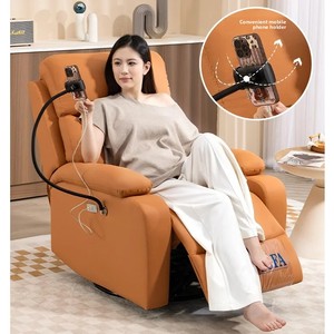 Poltrona Reclinabile Elettrica di Lusso per Soggiorno, Divano Sezionale Regolabile per Home Cinema e Relax - Product Image 3