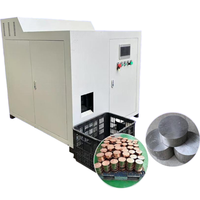 Compacteur automatique de ferraille en aluminium de type boîte, en alliage d'acier inoxydable, à haut rendement pour petites ateliers