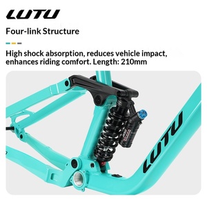 Telaio MTB LUTU BOOST 148*12MM 27.5/29 Pollici in Alluminio con Perno Passante per Bici DH Downhill ENDURO Soft-Tail con Ammortizzatore AM per Trail e Cross-Country - Product Image 4