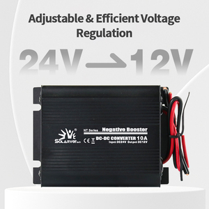 Konverter Daya Dc Ke Dc 12V 24V, Konverter Daya 10A Hitam <span class=keywords><strong>Mini</strong></span> dengan Pengisian Daya USB untuk Penggunaan Di Rumah - Product Image 3