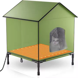 Nueva Casa de gato calentada al aire libre exterior impermeable seguro cálido perro cama para dormir calentada - Product Image 1