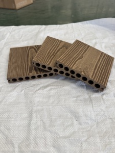 Hạt gỗ bên ngoài trang trí WPC decking Panel capped WPC decking board, WPC decking tầng - Product Image 5