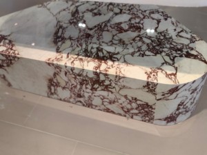 Ydstone nhân tạo gạch lát sàn calacatta Viola sứ gạch nóng uốn thiêu kết đá cẩm thạch plinth - Product Image 4
