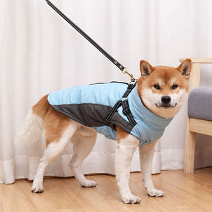 En promotion - Manteau d'hiver matelassé en polyester pour chien, avec bandes réfléchissantes, anneau en D pour laisse, imperméable pour usage extérieur - Product Image 4