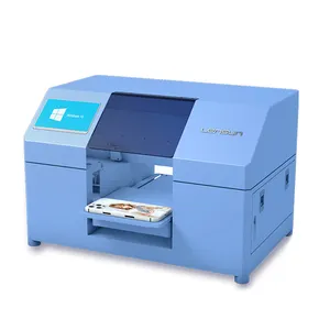 Impresora UV en relieve Lensun 2.8D, funda de teléfono personalizada, personalización de fábrica, máquina de impresión UV de alta velocidad para funda de teléfono
