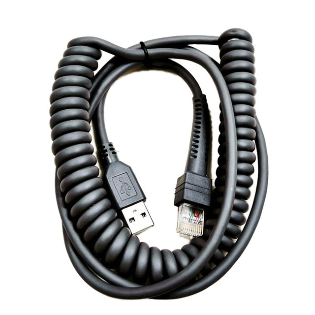 3m USB to Rj45 Data Cable Barcode Reader Rj50 Cable for Honeywell Hhp 1250g 1450g 1900g 1902gsr Scanner