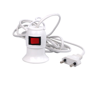 Hanging Light <strong>Lamp</strong> <strong>Cord</strong> Cable E26/E27 <strong>Socket</strong> On/Off Switch Light Bulb <strong>Socket</strong> <strong>with</strong> <strong>Cord</strong> - Product Image 1