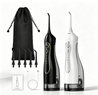 Hydropulseur portable F5 pour l'hygiène buccale 360 °   Nettoyeur dentaire rechargeable IPX7 à buse rotative pour soins bucco-dentaires – Cadeau