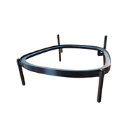 Pièces de canapé et fauteuil modernes en métal noir personnalisées pour usage hôtelier et salon – Vente chaude