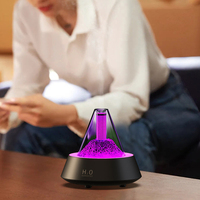 Humidificateur ultrasonique de parfum d'air de bougie de lave de volcan de brume de haute fréquence de voiture d'USB