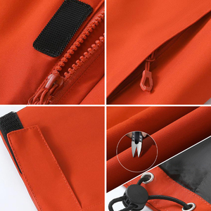 Veste Softshell Imperméable pour Hommes Professionnels, Chaqueta Exterior, Fermeture Éclair, Impression de Logo Personnalisé - Product Image 4