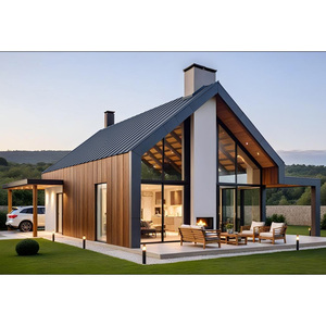 Maisons préfabriquées en ossature acier légère, maisons en bois, villas de luxe personnalisées, maisons unifamiliales - Product Image 6