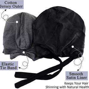 <span class=keywords><strong>Bonnet</strong></span> <span class=keywords><strong>de</strong></span> <span class=keywords><strong>nuit</strong></span> en satin à lacets pour femmes et filles, <span class=keywords><strong>bonnet</strong></span> <span class=keywords><strong>de</strong></span> <span class=keywords><strong>nuit</strong></span> sans bord, confortable, avec bande élastique réglable pour protéger les cheveux - Product Image 3