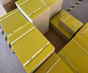 Plaque de verre FR4 A verte de haute qualité, plaque de verre plastique jaune pour ensemble de batterie en acier au fer acide US - Product Image 3