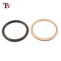 Joint à ressort en PTFE rempli de carbone CNC personnalisé pour applications aérospatiales automobiles Hydraulique résistant aux acides/alcalis