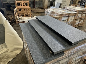 Flamed Brushed Mông Cổ Đen <span class=keywords><strong>basalt</strong></span> đá cầu thang bên ngoài bước giá thiết kế - Product Image 5