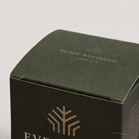 Scatola Personalizzata per Candele da 8oz, Stampa su Due Lati, Cartone Pieghevole in Carta Kraft Riciclabile