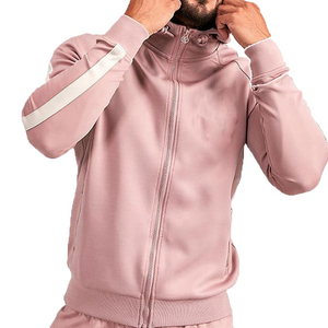 Nouvel ensemble de survêtement pour homme 2026, personnalisé et imprimé, avec poches zippées, veste décontractée et pantalon de jogging deux pièces - Product Image 5