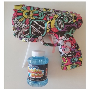 Pistola de Burbujas de 15 Agujeros con Luz, Juguete Portátil para Niños, Lanzador de Burbujas Eléctrico de Mano - Product Image 4