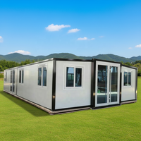 Maison conteneur extensible, maisons préfabriquées économiques, anti-sismiques, durables, avec structure en acier galvanisé, villa en marbre, hôtel au design moderne