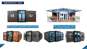 Maison pliable en panneaux sandwich Eps moderne, isolation acoustique, peut être une <span class=keywords><strong>villa</strong></span> familiale ou une location commerciale. - Product Image 3