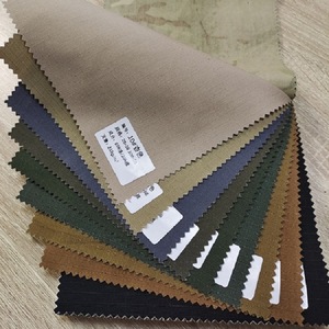 Tela de poliéster y algodón mezclados, a cuadros, de color liso, para sombreros, pantalones de trabajo, ropa de trabajo, tela impermeable de color liso para ropa de exterior. - Product Image 1